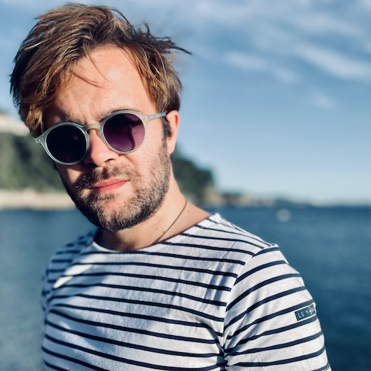 CAPITAINE OU LE MOUSSE TEE SHIRT MARINIERE BLEU